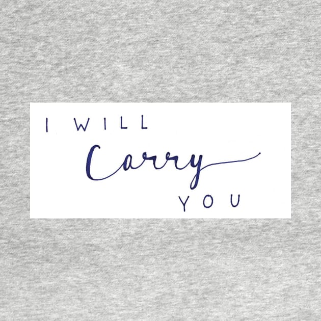 I Will Carry You by nicolecella98